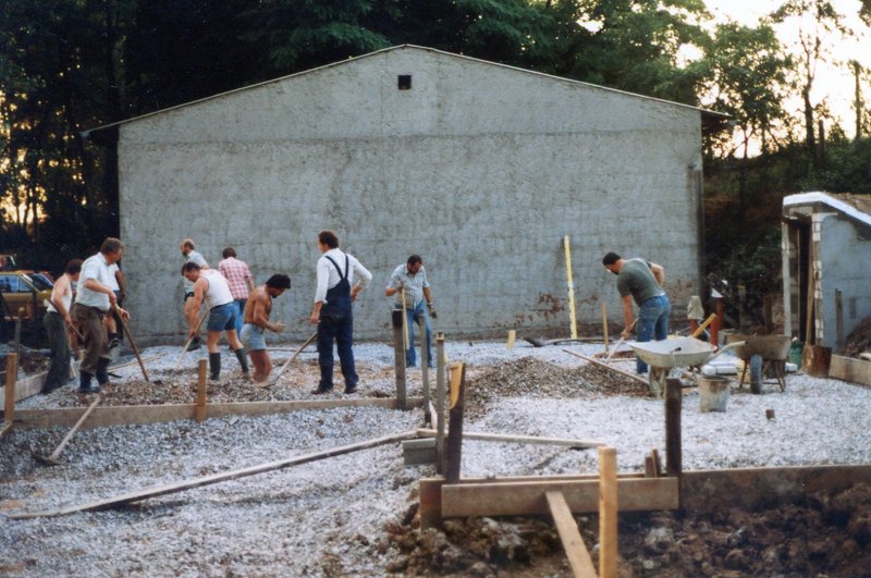 1984 - Errichtung Siedlerheim 02